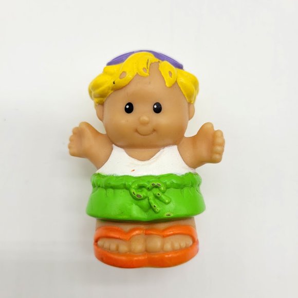 LOT OF 8 LITTLE PEOPLE Fisher Price Boys Girls Blonde Brunette Play Club Team - Picture 12 of 15